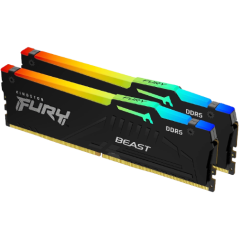 DDR5 32GB KIT 2x16GB PC 5200 Kingston FURY Beast RGB KF552C40BBAK2-32