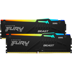 DDR5 64GB KIT 2x32GB PC 6000 Kingston FURY Beast RGB EX KF560C36BBEAK2-64