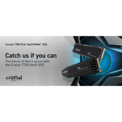 SSD Crucial 1TB T700 CT1000T700SSD5 PCIe 5.0 x4 M.2 NVME Gen5 Heatsink