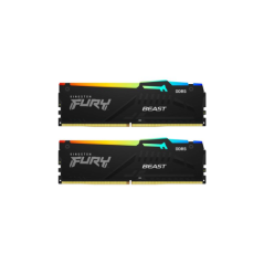 DDR5 16GB KIT 2x8GB PC 5200 Kingston FURY Beast RGB KF552C40BBAK2-16