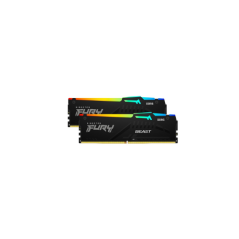 DDR5 64GB KIT 2x32GB PC 5600 Kingston FURY Beast RGB EX KF556C36BBEAK2-64