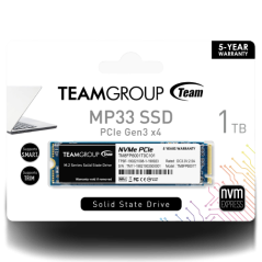 SSD Teamgroup 1TB MP33 PCIe M.2 TM8FP6001T0C101 PCIe 3.0 x4 NVME