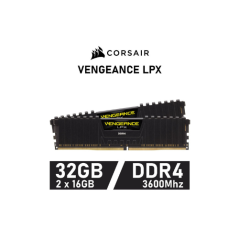 DDR4 32GB KIT 2x16GB PC 3600 Corsair Vengeance LPX CMK32GX4M2Z3600C18