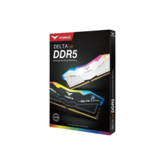 DDR5 32GB KIT 2x16GB PC 6000 Team T-Force Delta RGB FF3D532G6000HC38ADC01 schwarz