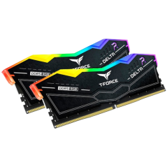 DDR5 32GB KIT 2x16GB PC 6400 Team T-Force Delta  RGB FF3D532G6400HC40BDC01 schwarz