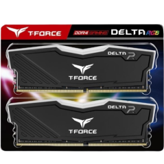 DDR4 32GB KIT 2x16GB PC 3600 Team T-Force Delta RGB TF3D432G3600HC18JDC01 black