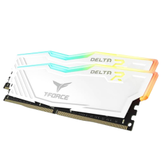 DDR4 32GB KIT 2x16GB PC 3600 Team T-Force Delta RGB TF4D432G3600HC18JDC01 white