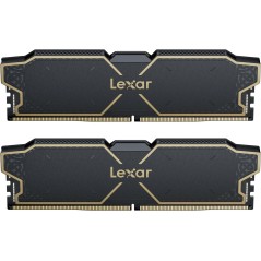 DDR5 32GB KIT 2x16GB PC 6000 Lexar THOR CL32 with heatsink schwarz LD5U16G60C32LG-RGD