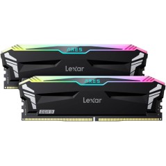 DDR5 32GB KIT 2x16GB PC 6400 Lexar ARES RGB CL32 with heatsink schwarz LD5EU016G-R6400GDLA