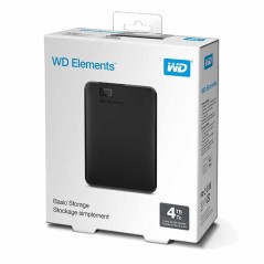 HDD Extern WD 2,5 4TB Elements Portable WDBU6Y0040BBK-WESN