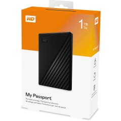 HDD Extern WD 2,5 1TB My Passport WDBYVG0010BBK-WESN