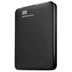 HDD Extern WD 2,5 1TB Elements Portable WDBUZG0010BBK-WESN USB 3.0 7200rpm