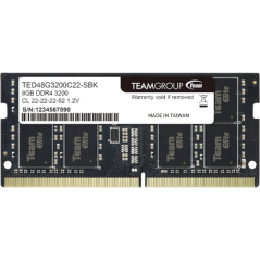 S/O 8GB DDR4 PC 3200 Team Elite retail TED48G3200C22-S01